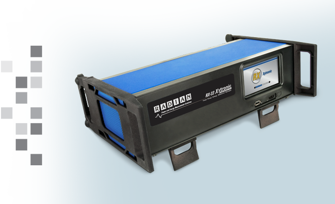 The RADIAN RX-33 on a semi-transparent background.