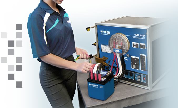 A feature of the RADIAN RDC being used on a WECO 4330X.