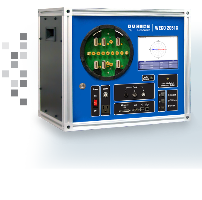 A front facing view of the RADIAN 2051X Test Board.
