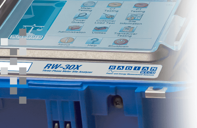 RW-30X | RW-31X — Portable Three-Phase Meter Site Analyzer
