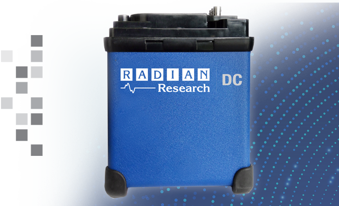 A side image of the RADIAN RDC-10 on a semi-transparent background.