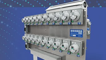 The WECO SMART AMI Meter Farm introduction image.