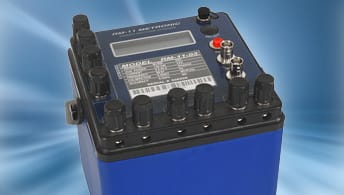 The RADIAN RM-11 over a blue background.