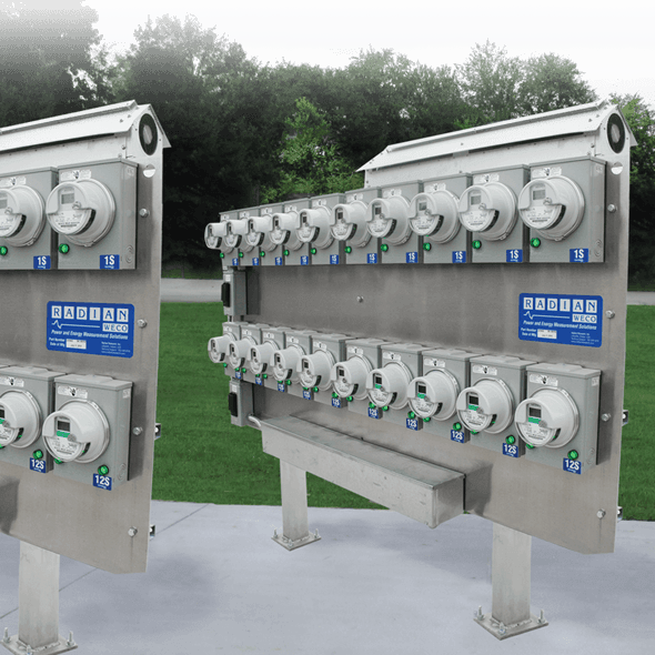 Two WECO SMART AMI Meter Farms on site.