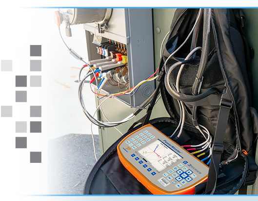 The Powermetrix 3302 used in the field with one of the GoKits.