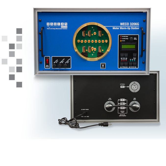 The WECO 3206G Front Facing and back panel