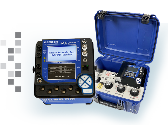 The UTEC 430 on a transparent background with a RX-11 Single Phase Reference Standard.