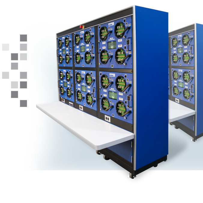 WECO 8020/WECO 8030 Meter Qualification Boards on a transparent background.