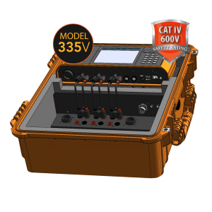 The Powermetrix 335V computer rendering on a transparent background.