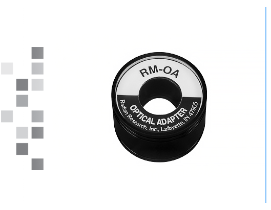 The RM-OA Optical Adapter for Meter Communication Port on a white background.