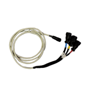 A 3302 Probe Adapter in 9ft, 25ft, and 50ft lengths on a transparent background.