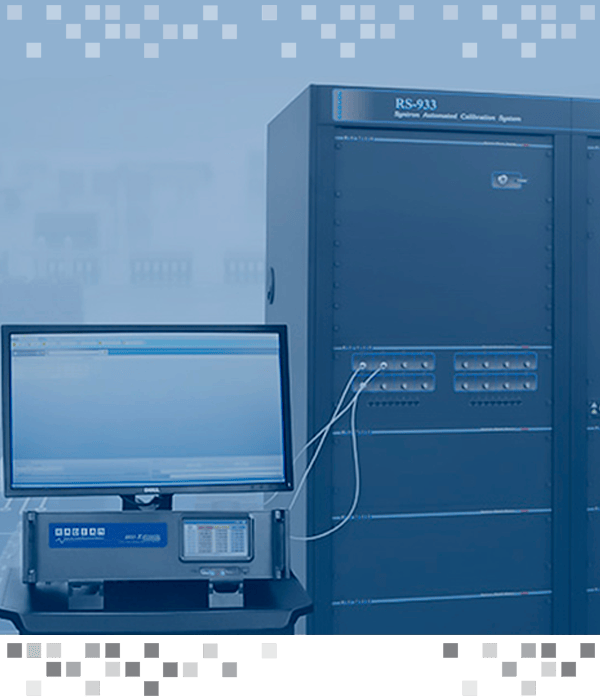 The RADIAN RS-933 wired to a computer as part of the Non RADIAN Calibration Services.