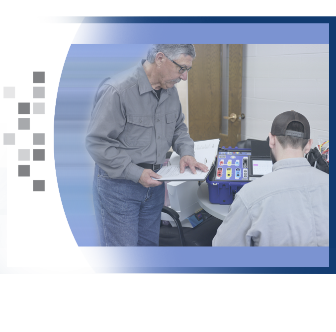 A RADIAN employee for a product training on the RADIAN RW-30/RW-33.