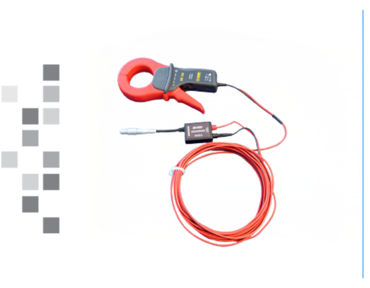 AW0014: RW-30X/RW-31X AC 800 amp 2.25" Clamp On Probe Kit, 1000:1, 25' Leads (Includes probe, CTA-1, and 25' extension) with gray boxes on the left border.