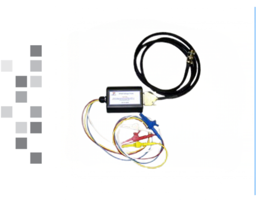 A Low Voltage Probe for the 6618A with gray boxes on the left border