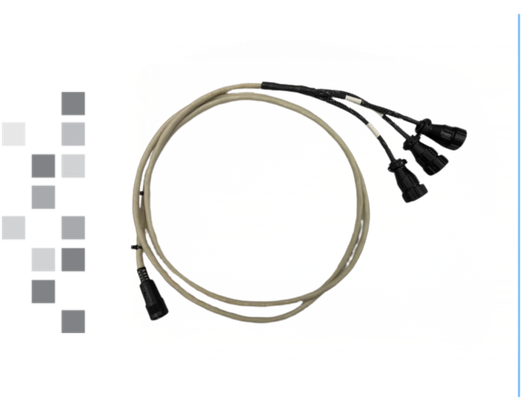 A Probe Adapter Cable in 9ft, 25ft, and 50ft lengths with gray boxes along the left border.
