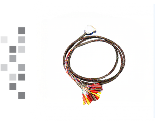 AW0022/AW0025/AW0029/AA0029: RW-30X/RW-31X Advanced I/O KYZ Breakout Cable (8', 12', 18", & 18') with gray boxes on the left border.