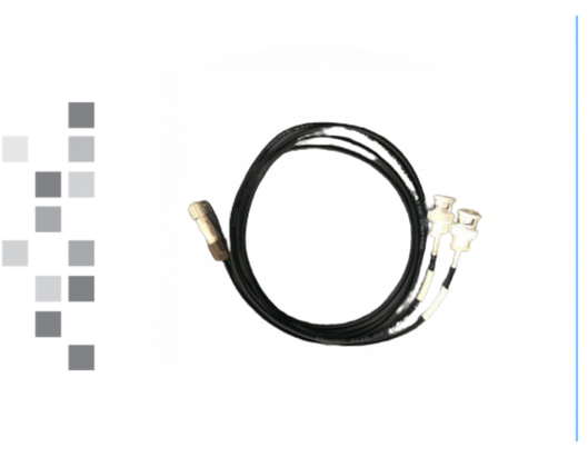 A High Speed Digital Pulse- IN_OUT Cable with gray boxes along the left border