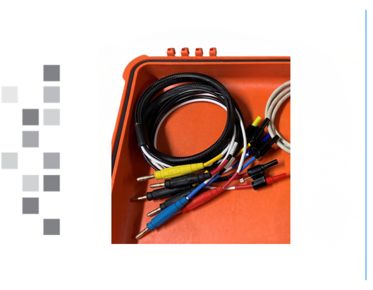 A Verification Current Cable used to connect the 6618A and the RX-30/RX-31/RX-33 with gray boxes along the left border.
