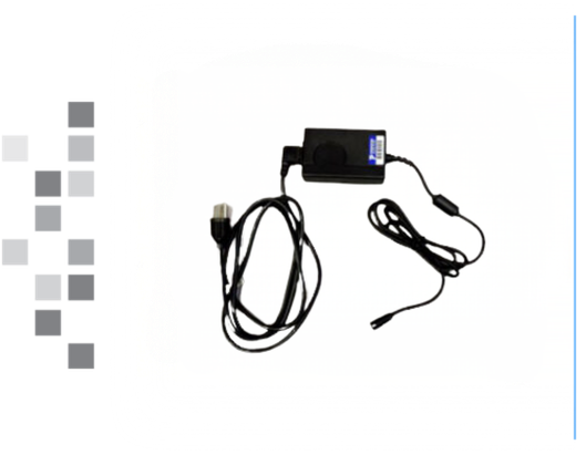 A 3302 Power Supply and Cord PM-Z10-340-3104) with pattern of gray boxes along the left border.