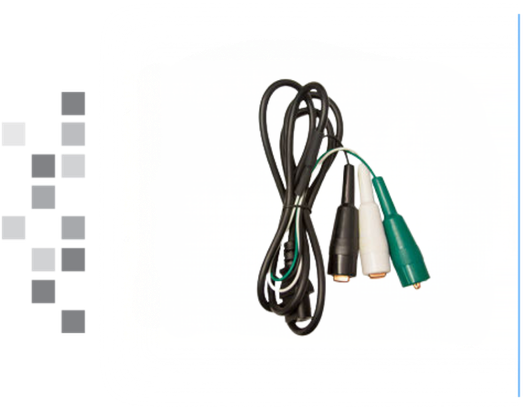BW0151: RW-30X/RW-31X Field power Cable w/ Gator Clips with gray boxes on the left border.