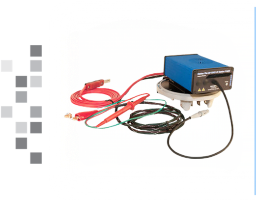 The 100080 RB-TSBR1 Meter Test Switch Interface Adapter with Burden and Ratio Testing with gray boxes on the left border.