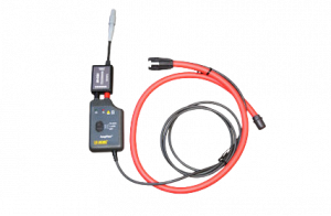 AW0010: RW-30X/RW-31X AmpFlex Current Probe Kit, 36" 100/1000 Amps, 1000 Volts (Includes probe, CTA-1, and 25' extension) with a transparent background.