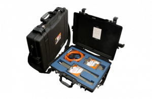 AW0011: RW-30X/RW-31X High Current Probe Kit, 2000 Amps, 433kV phase to phase / 250kV Phase to Ground with a transparent background.
