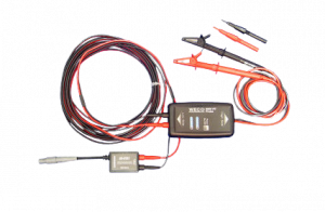 AW0023: RW-30X/RW-31X 600v Voltage Probe Kit for Low Voltage PT Testing (Includes probe and CTA-1) on a transparent background.