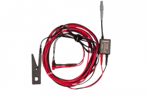 AW0027: RW-30X/RW-31X 20 amp .47" Jaw Transformer Rated Probe Kit, 5' Leads (Includes probe, CTA-1, and 25' extension) on a transparent background.