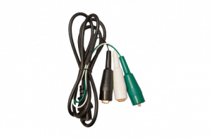 BW0151: RW-30X/RW-31X Field power Cable w/ Gator Clips on a transparent background.