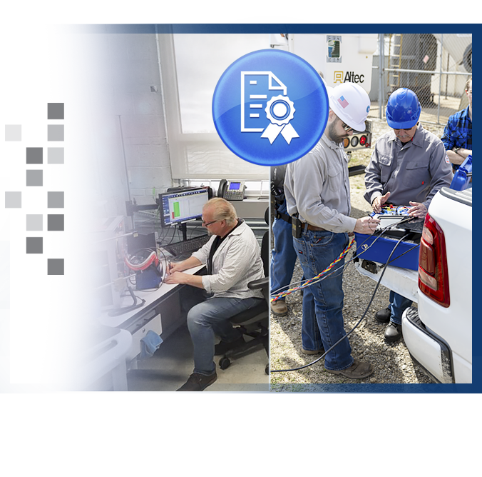 The Radian Research team working on RADIAN Services Calibration Product Training Certification at multiple sites.
