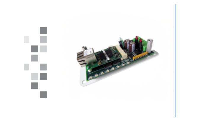 The PMC-1 Pulse-to-Modbus Converter on a white background.