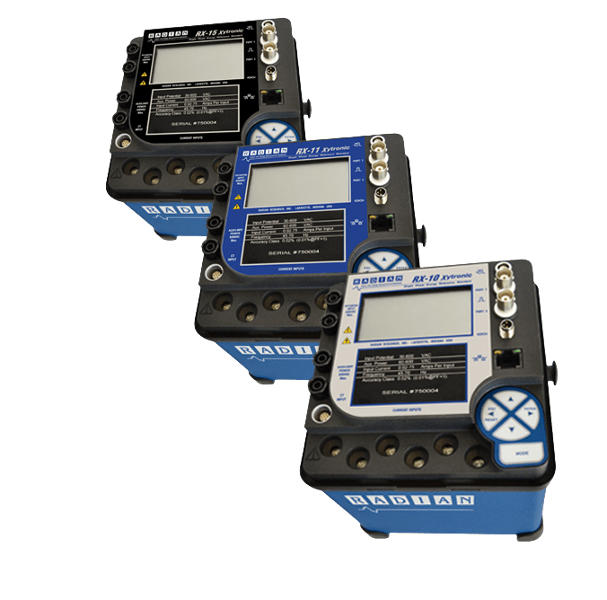 The RADIAN single phase reference standards.