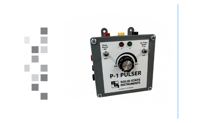 The P-1 Pulser Pulse Generator on a white background.
