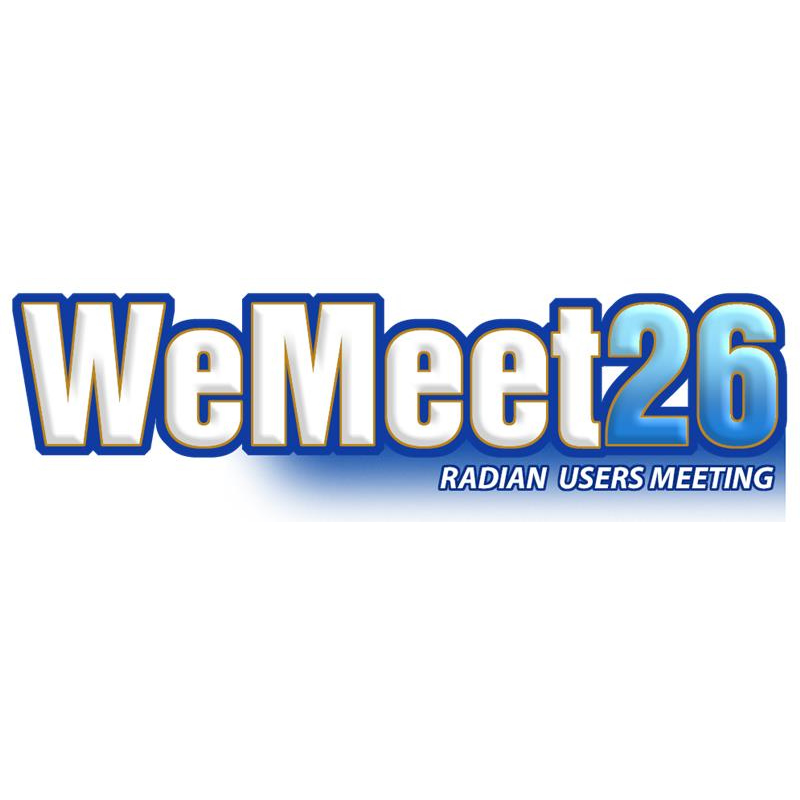 The WeMeet26 logo