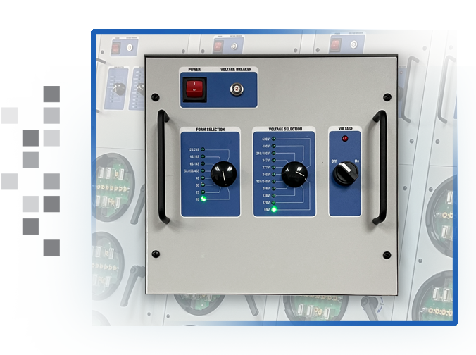 WECO 9050 Warm-Up Board control panel close-up