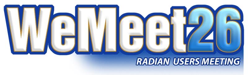 WeMeet26, RADIAN User Group