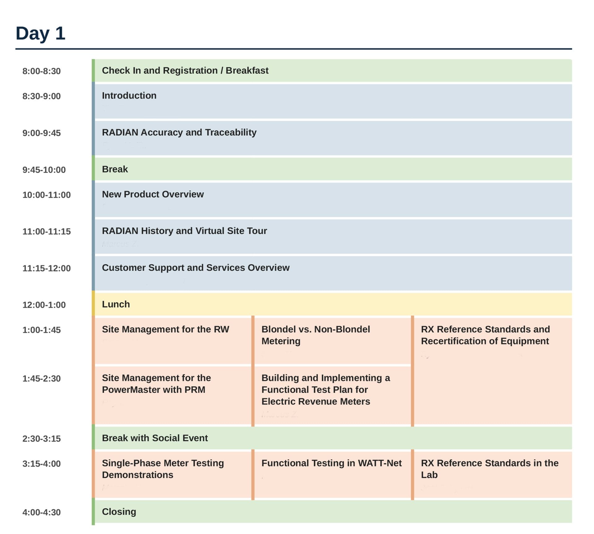 WeMeet26 Day 1 Agenda