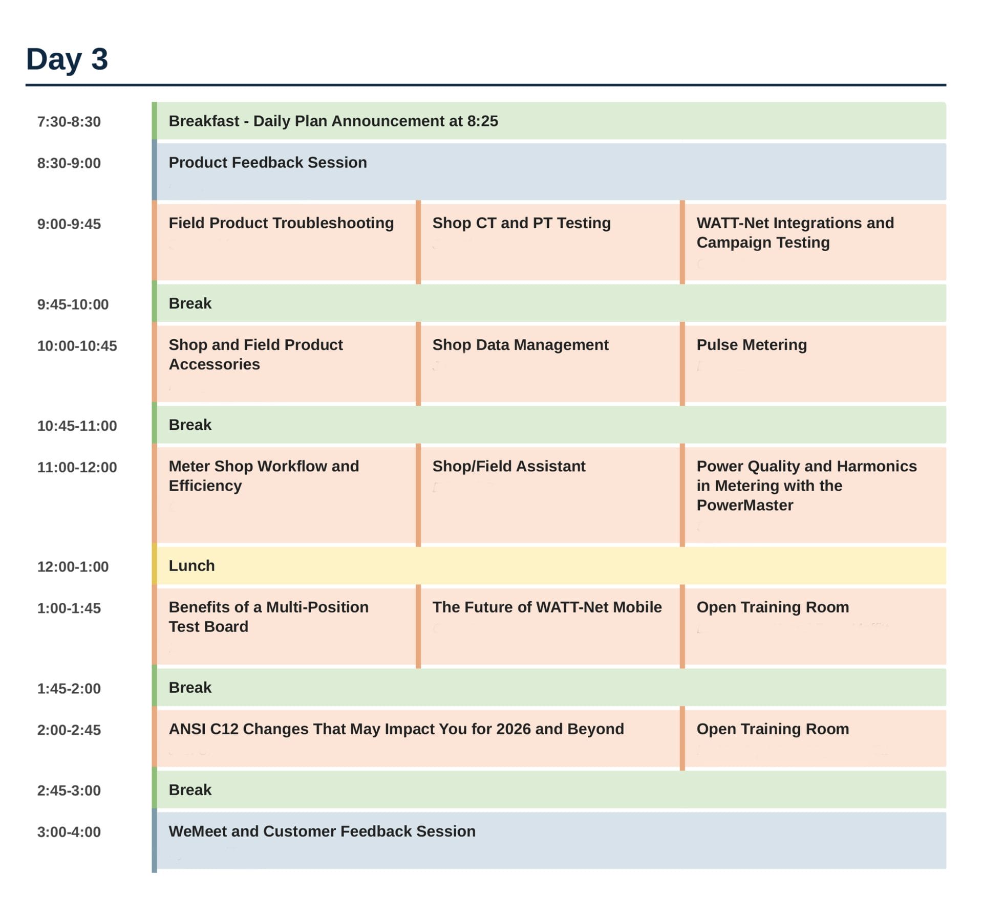 WeMeet26 Agenda Day 3